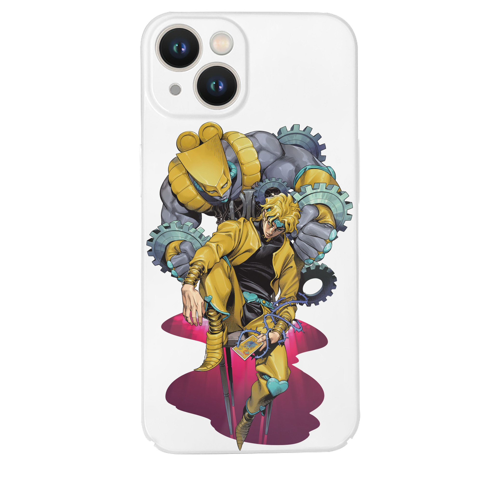 （画像用） ジョジョの奇妙な冒険 ディオ?ブランドー JoJo's Bizarre Adventure Dio Brando 【iPhone 14シリーズ対応】ハードケース